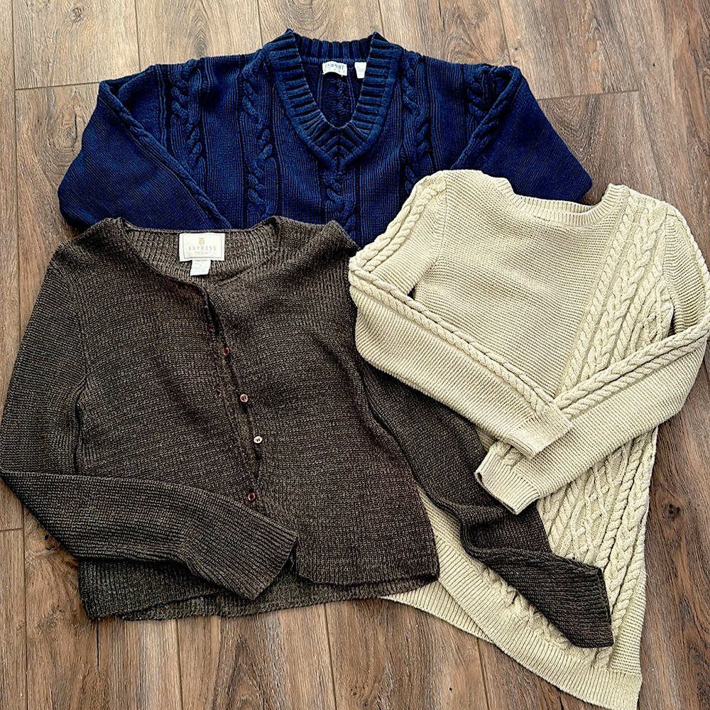 Sweaters.